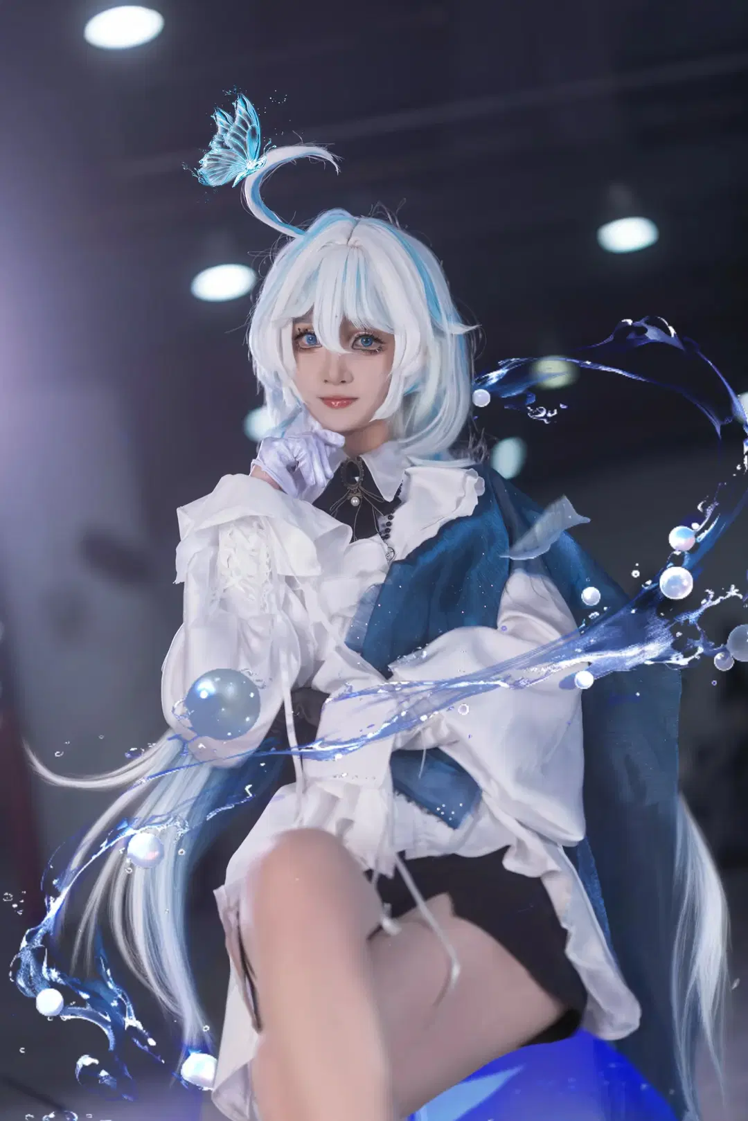 【芙寧娜cos】私設水元素魔法少女的漫展返圖 - 里河- - 第4張