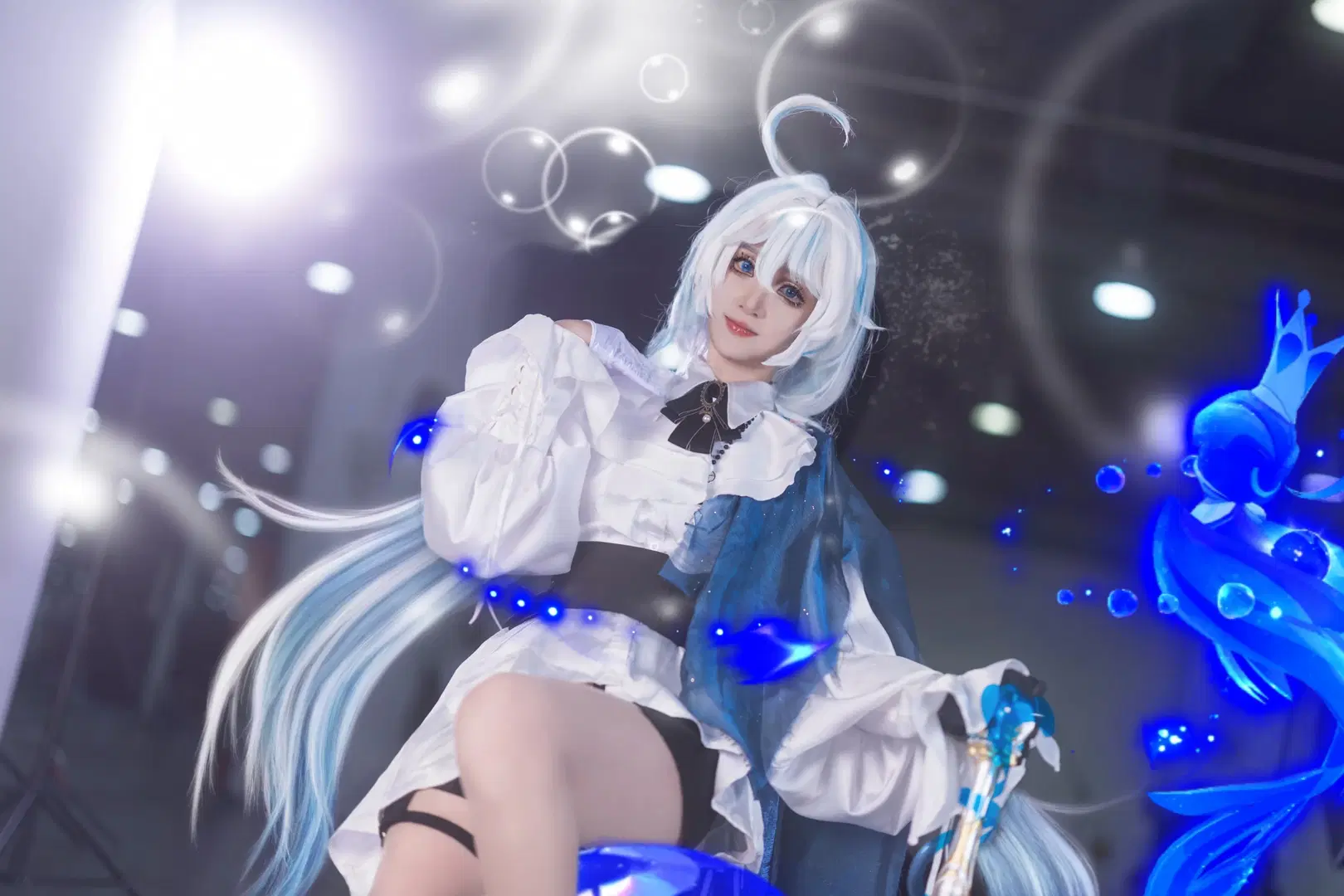 【芙寧娜cos】私設水元素魔法少女的漫展返圖 - 里河- - 第5張