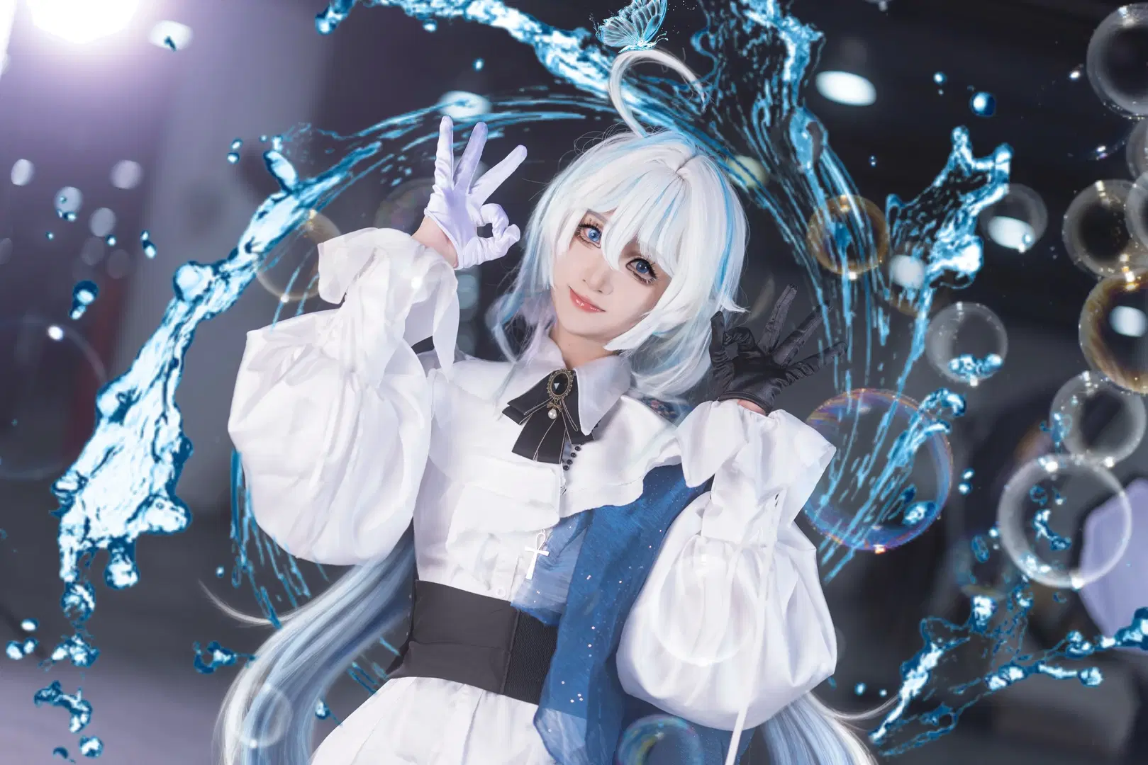 【芙寧娜cos】私設水元素魔法少女的漫展返圖 - 里河- - 第7張