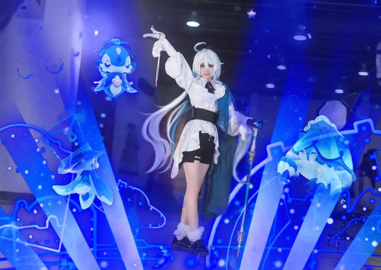 【芙寧娜cos】私設水元素魔法少女的漫展返圖 - 里河- - 第8張