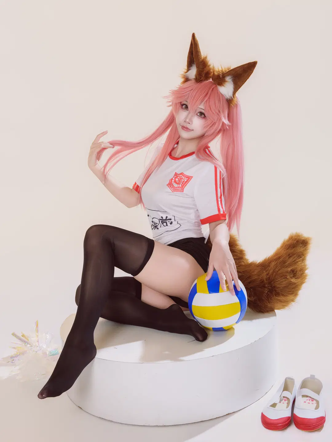 FGO, 命运冠位指定, 体操服, 玉藻前cos, 丝袜