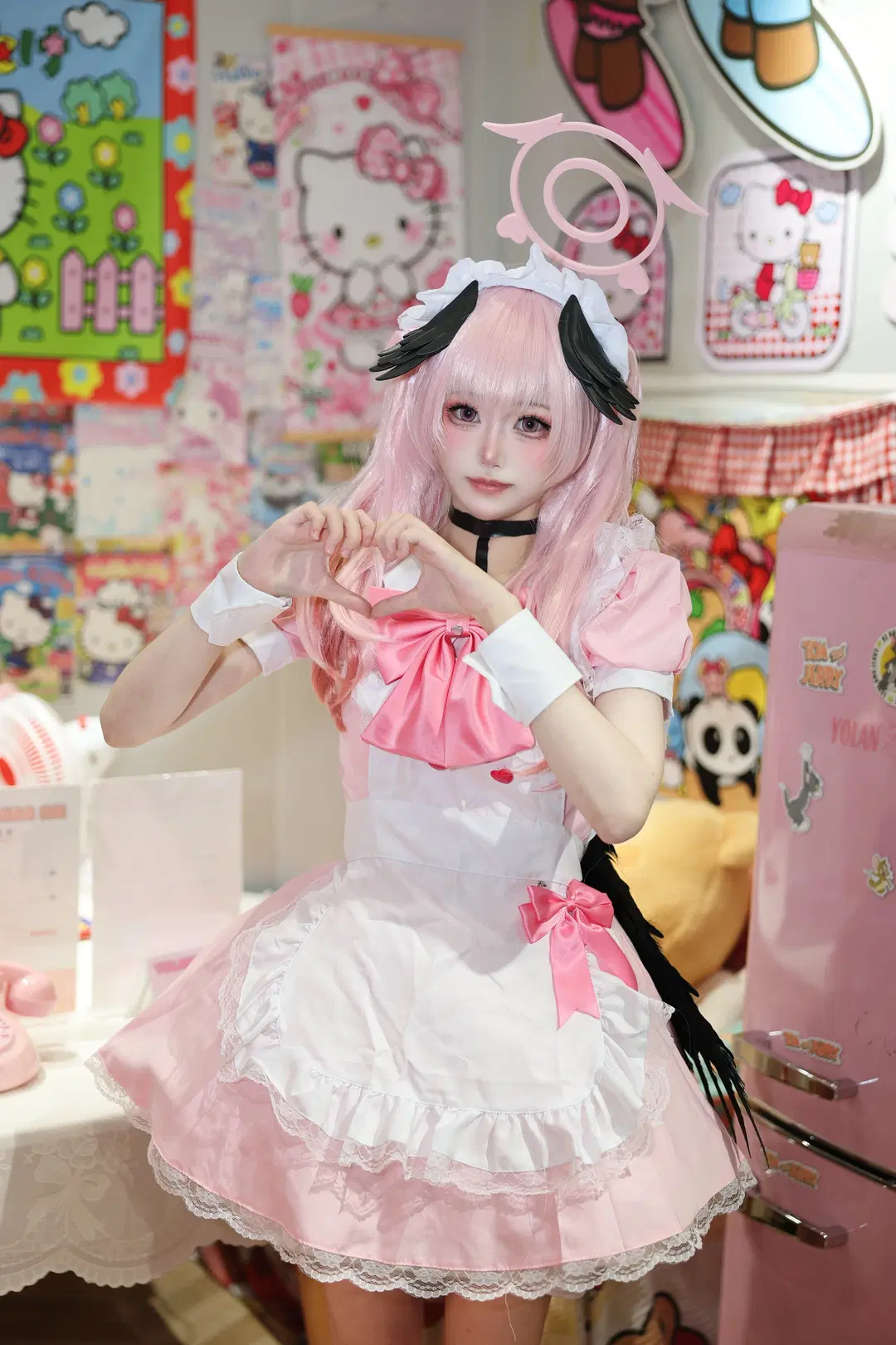 [Shimoe Koharu cosplay] Blue Archive Maid outfit Shoot Check-in by 悲伤的肥牛卷 - Image 4