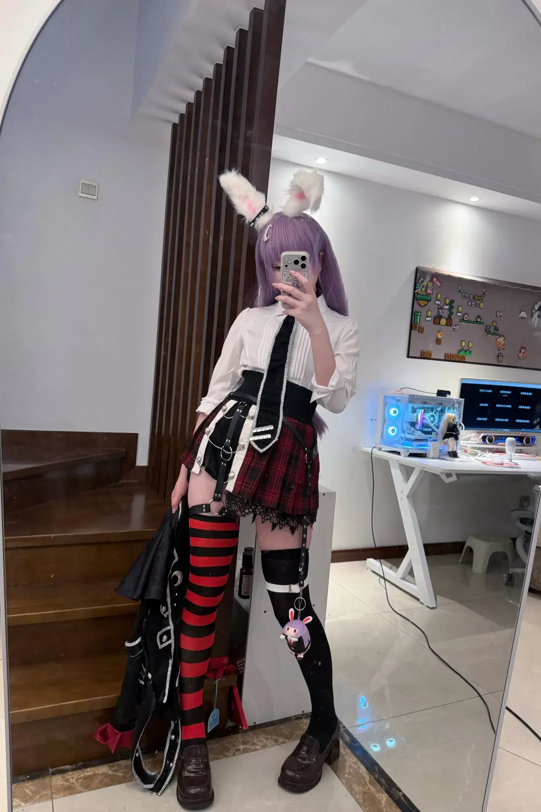【うどんげコスプレ】『東方Project』月兎のパンク風デイリーコーデ - 我真的伏拉 - 2枚目