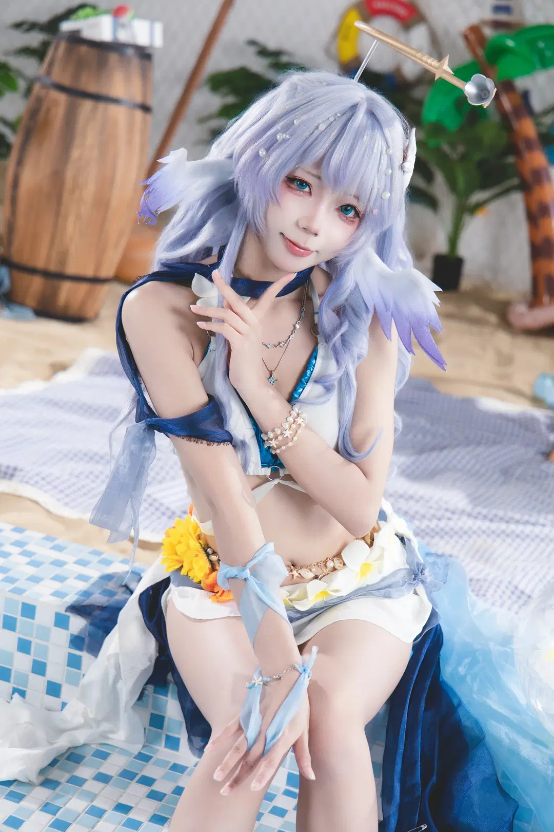 【知更鸟cos】崩坏星穹铁道夏日泳装第二弹 - 风凛纸鸢 - 第3张