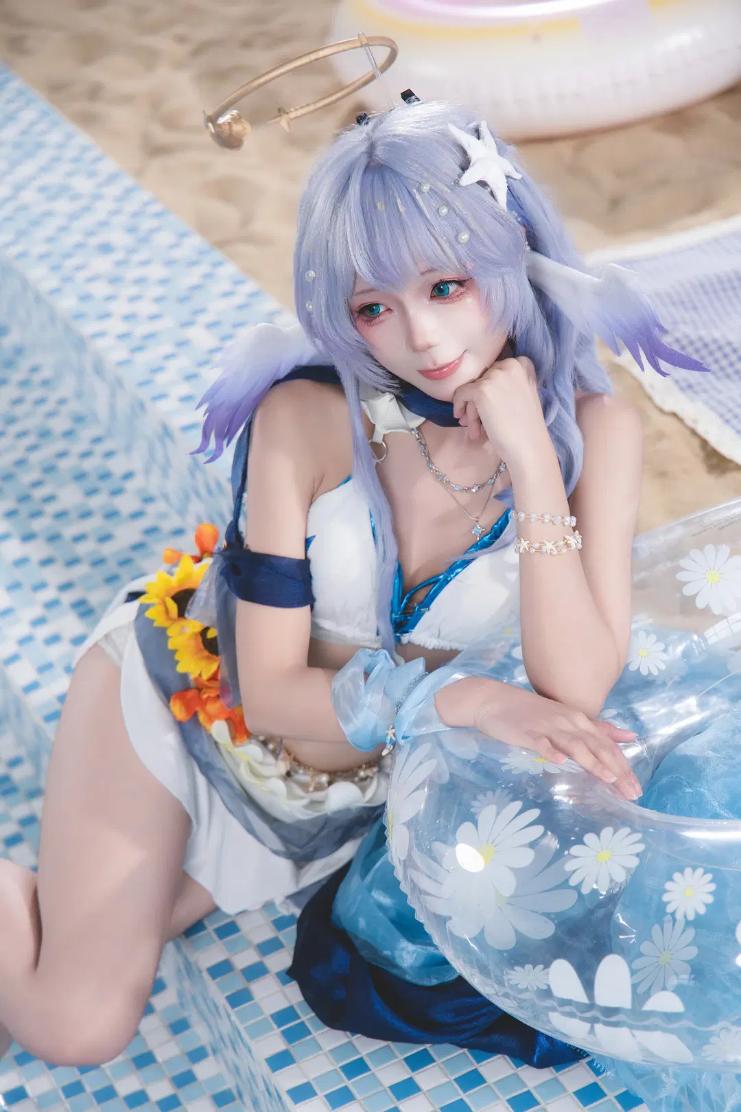 【知更鸟cos】崩坏星穹铁道夏日泳装第二弹 - 风凛纸鸢 - 第4张