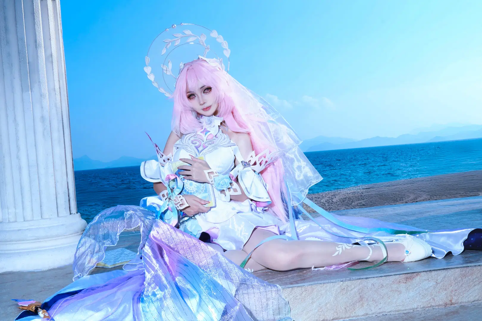 【キュレネコスプレ】潮風と聖なる光が織りなす幻想の刻、二次元撮影 - 祁肥肥肥鱼 - 2枚目