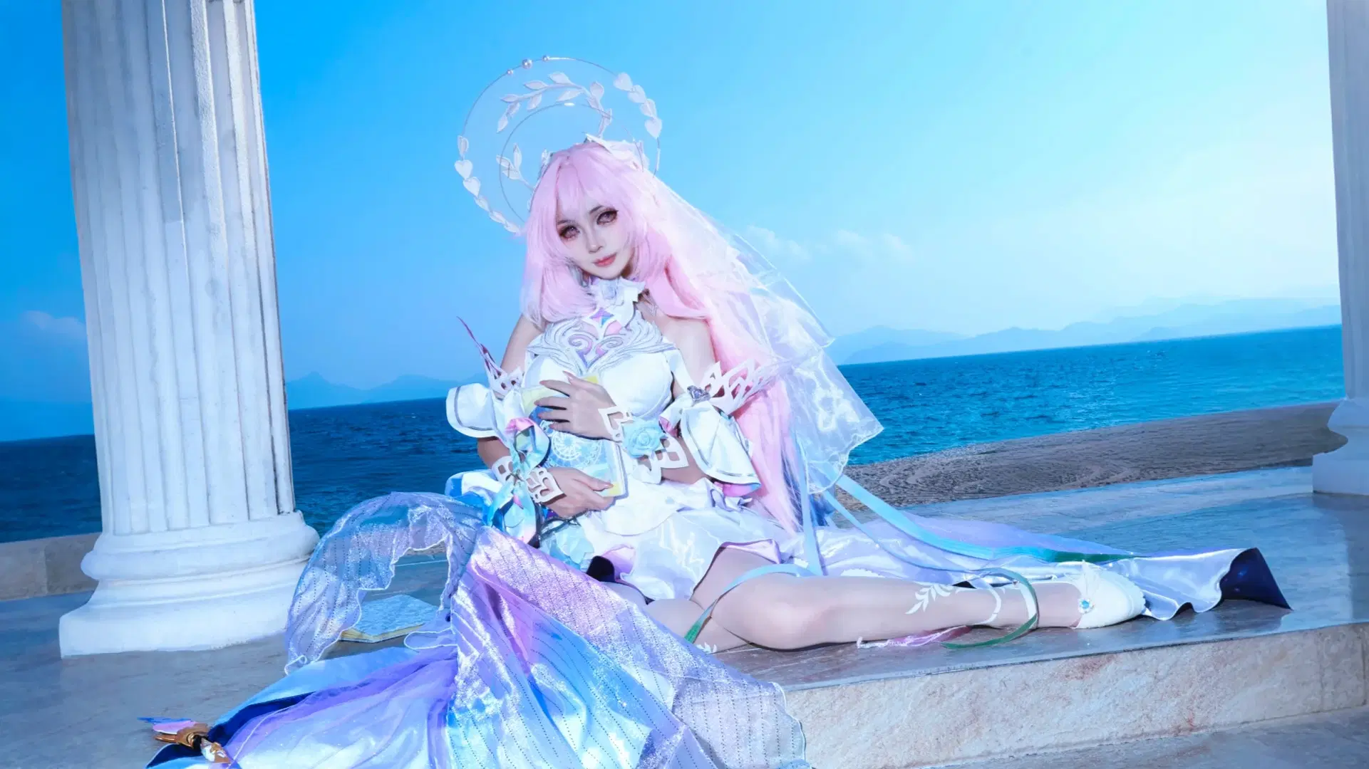 【キュレネコスプレ】潮風と聖なる光が織りなす幻想の刻、二次元撮影 - 祁肥肥肥鱼 - 3枚目