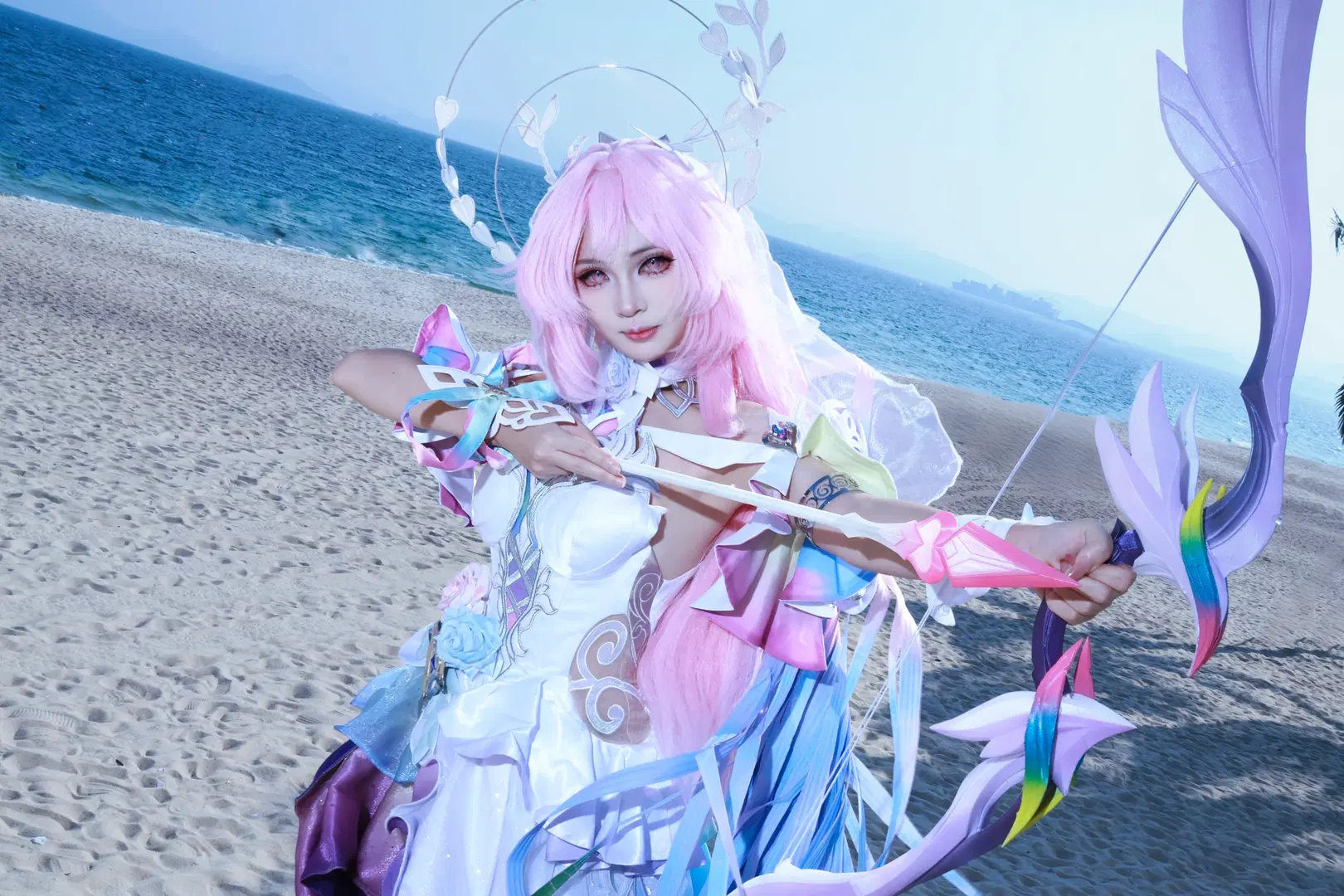 【キュレネコスプレ】潮風と聖なる光が織りなす幻想の刻、二次元撮影 - 祁肥肥肥鱼 - 5枚目
