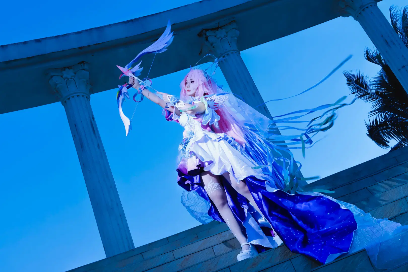 【キュレネコスプレ】潮風と聖なる光が織りなす幻想の刻、二次元撮影 - 祁肥肥肥鱼 - 8枚目