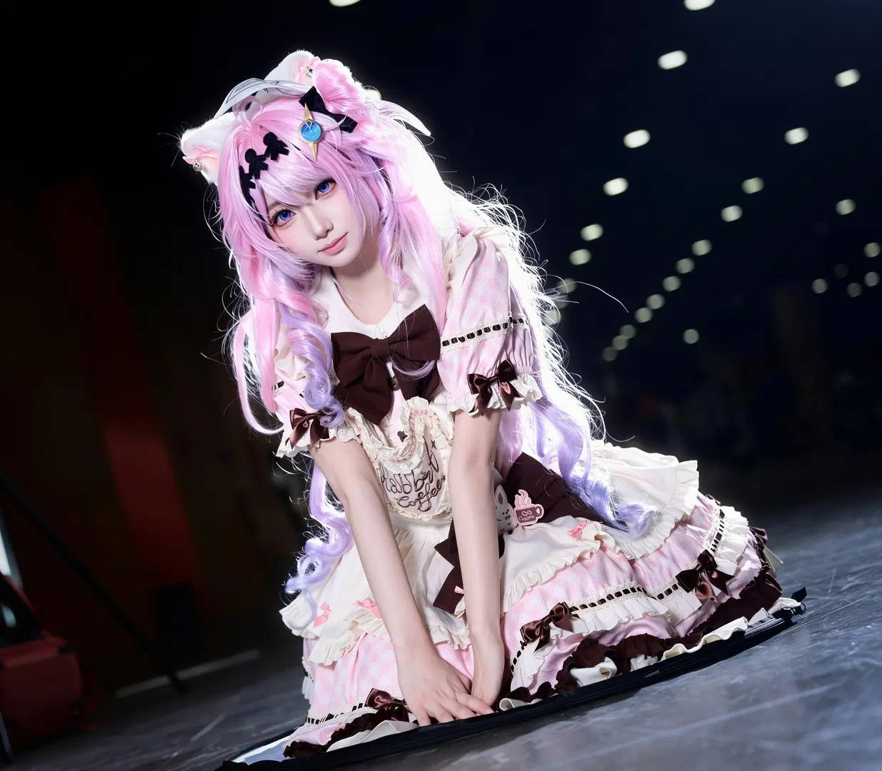 [Denia Cosplay] Wuthering Waves Denia Original Concept: Bunny Coffee Convention Photo Release by Rina📷 - Image 2