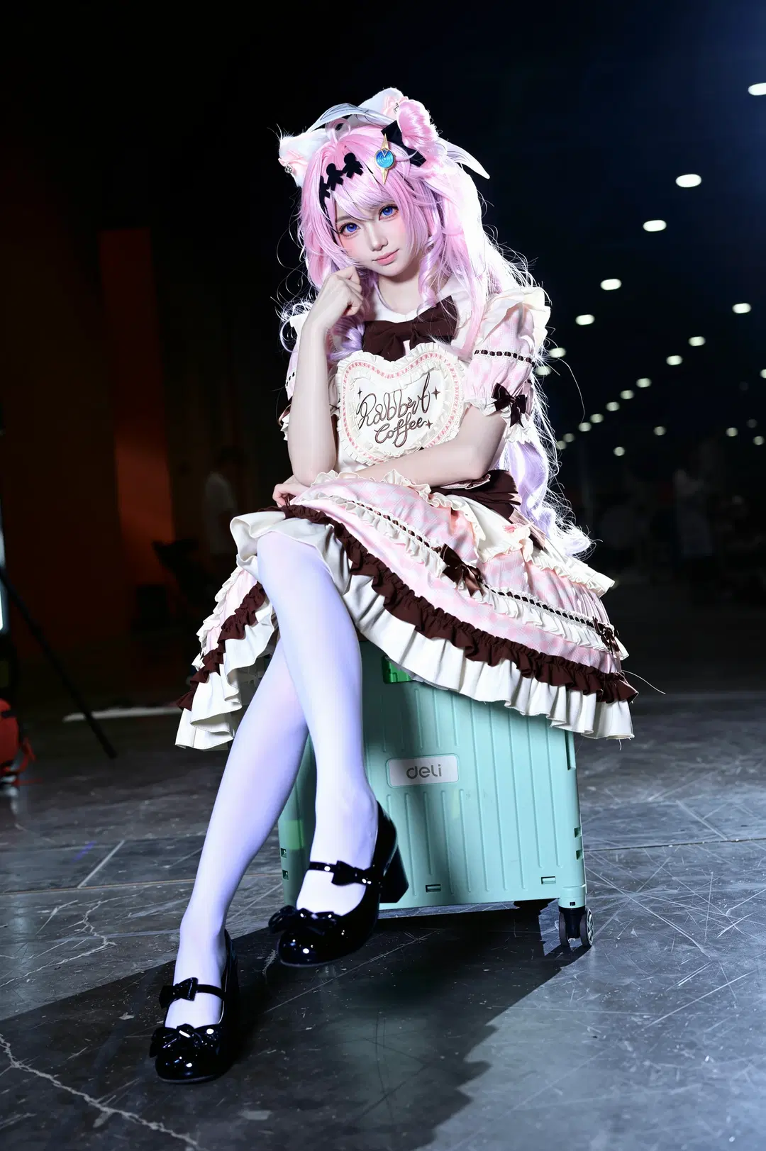 Wuthering Waves, Denia Cosplay, White stockings