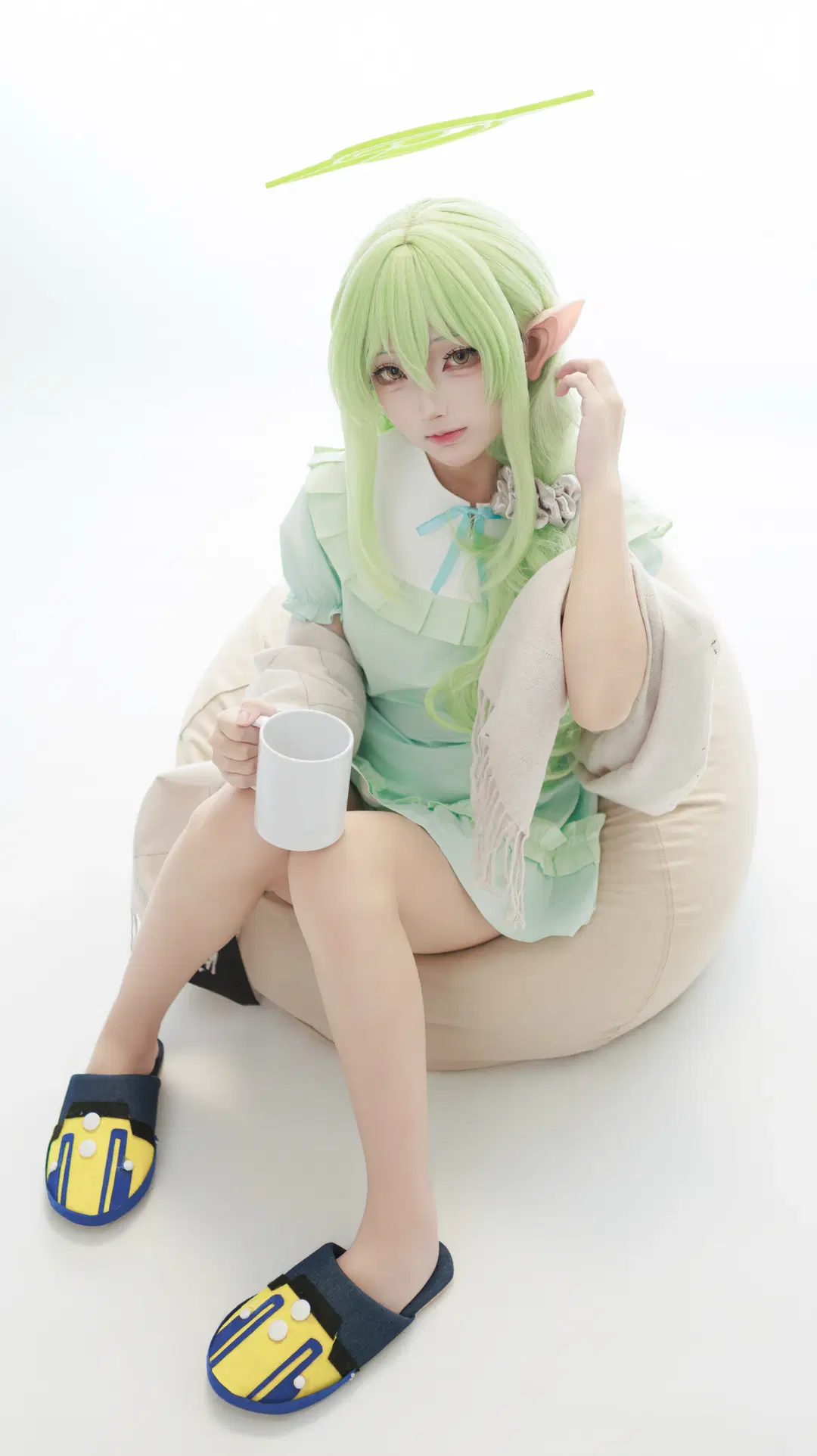 [Tachibana Nozomi cosplay] Cozy Rest Time in Blue Archive by 在线只有5分钟 - Image 5