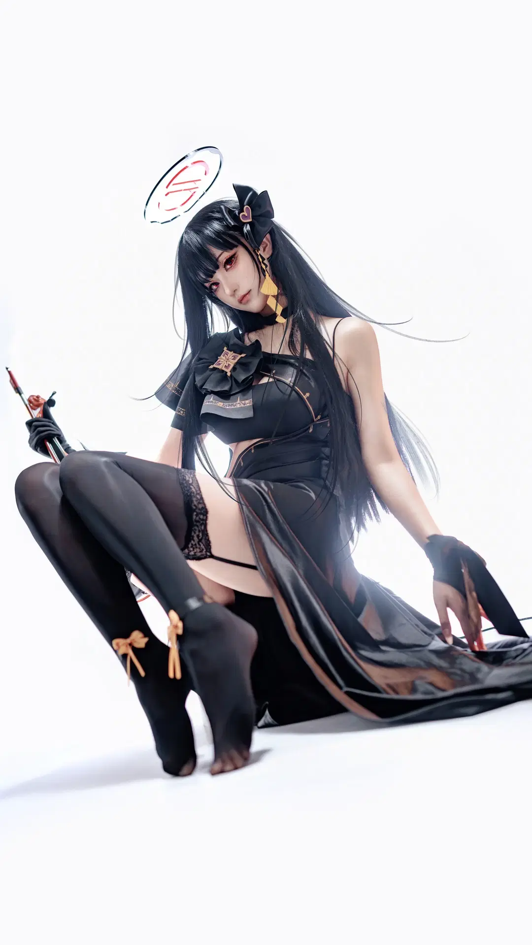 【調月莉音cos】蔚藍檔案裡的會長大人，這套禮服氣場拉滿 - 在线只有5分钟 - 第3張