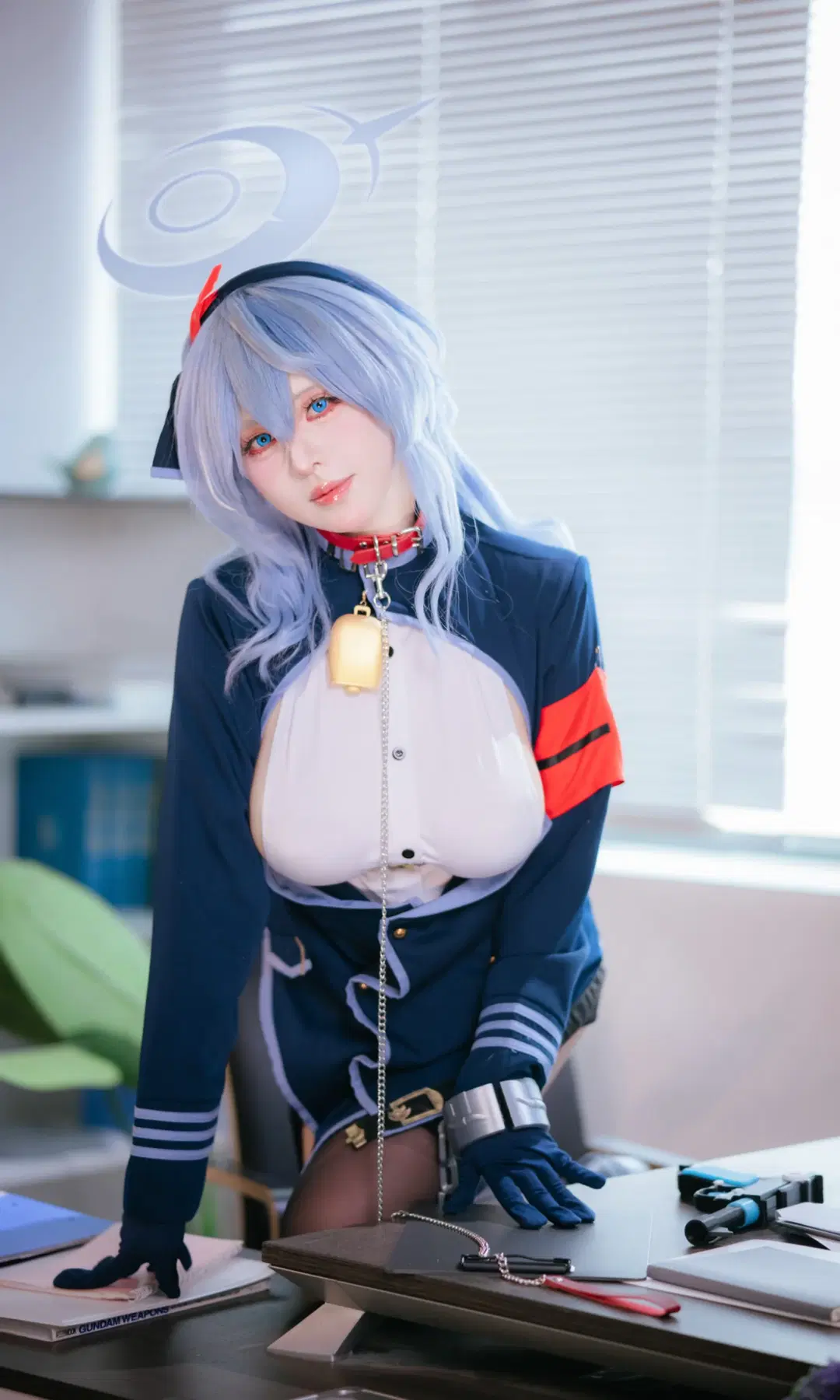 [Amau Ako cosplay] Blue Archive Disciplinary Committee Member's Office Routine by 在线只有5分钟 - Image 4