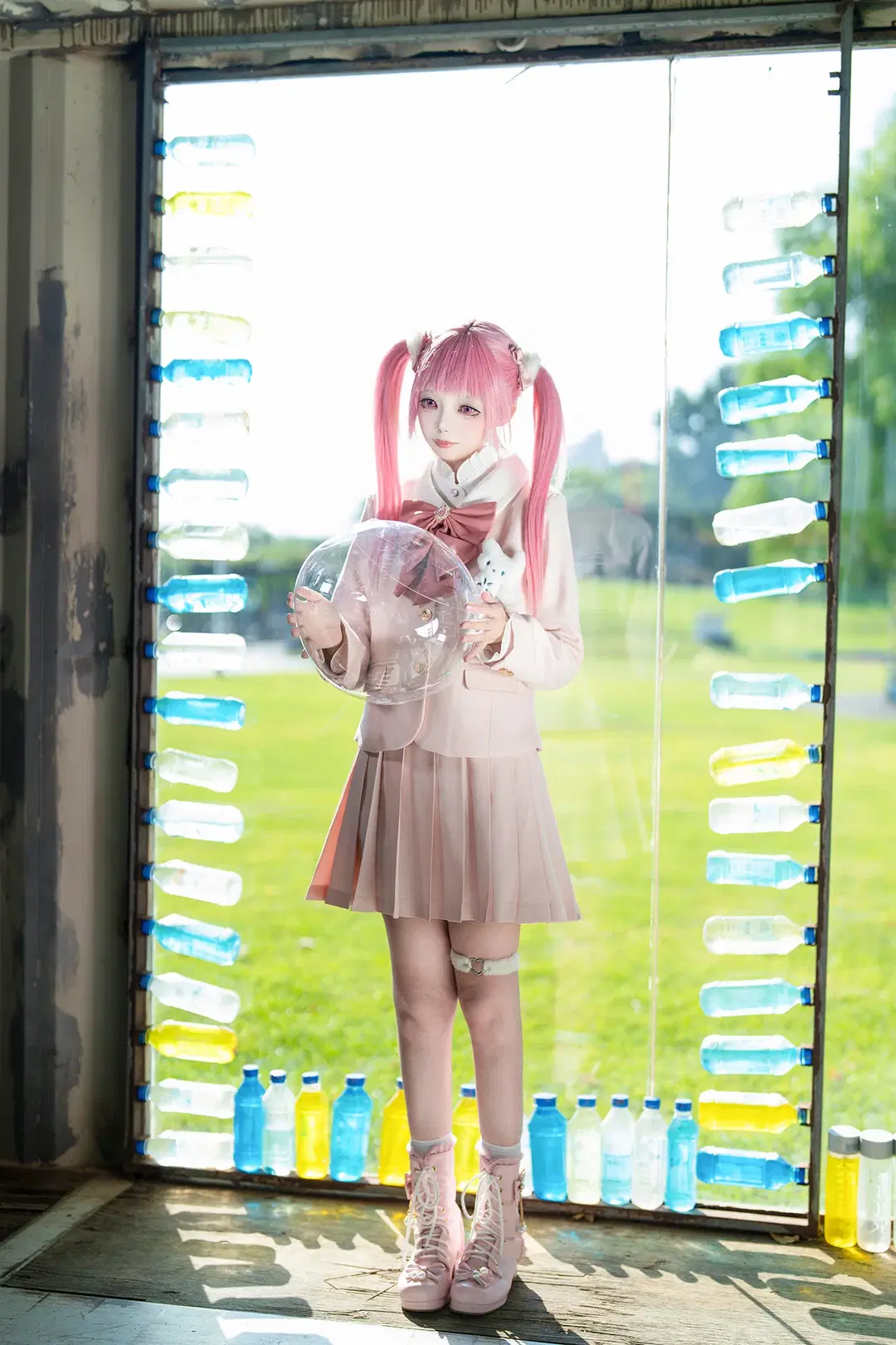 【李天希cos】时光代理人五周年，粉色的奇幻出逃 - 奶茶小颜 - 第2张