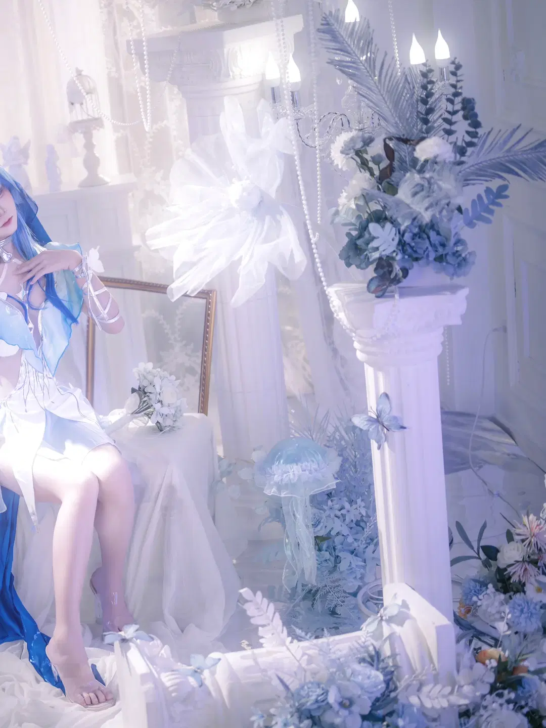 【守岸人cos】鳴潮深海幻境，藍白精靈的定格瞬間 - Rubyyyyyy - 第2張