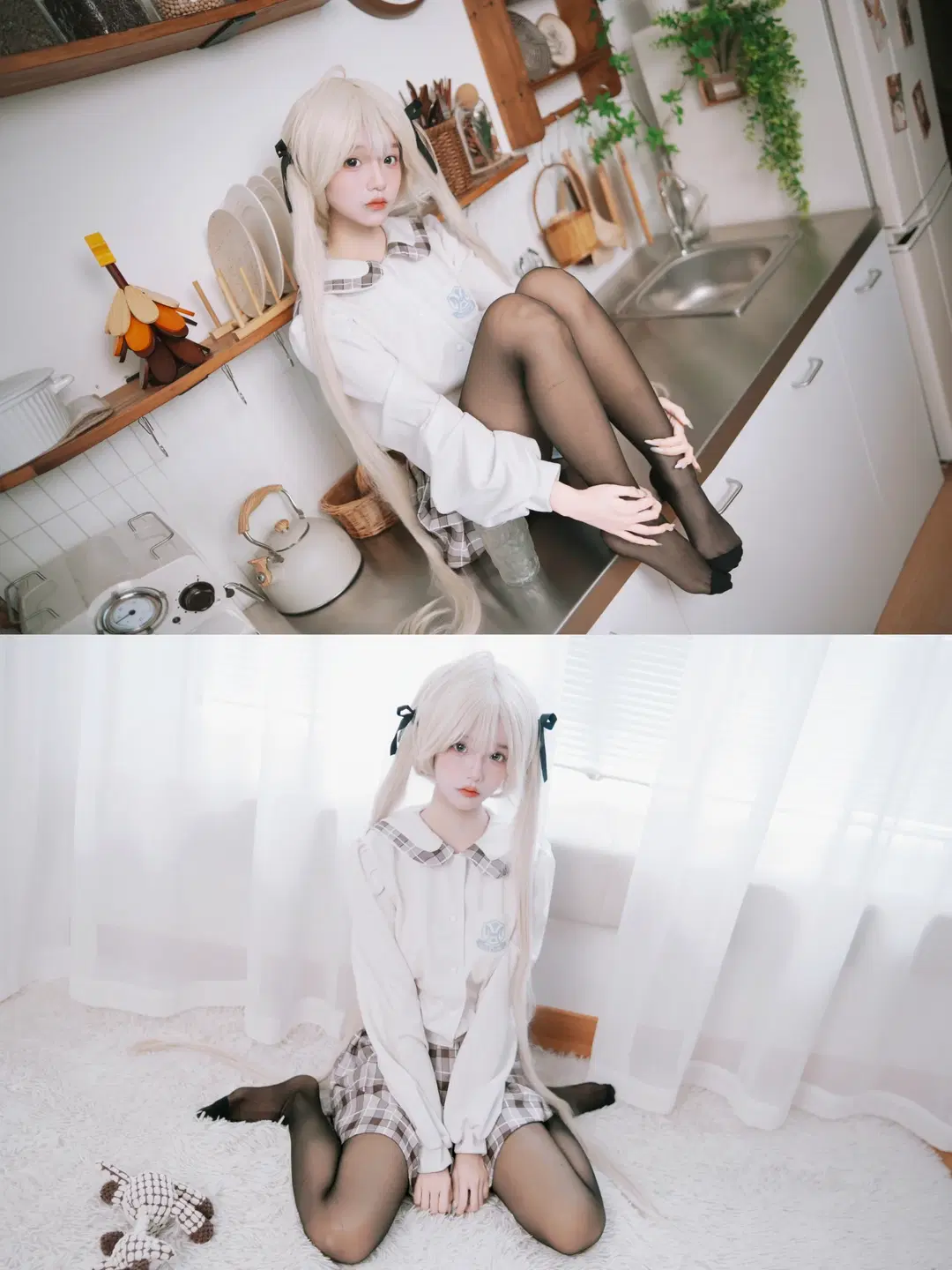 【春日野穹コスプレ】『ヨスガノソラ』制服スタイルの日常ダイアリー - 鱼遇雨欲与雨语 - 2枚目