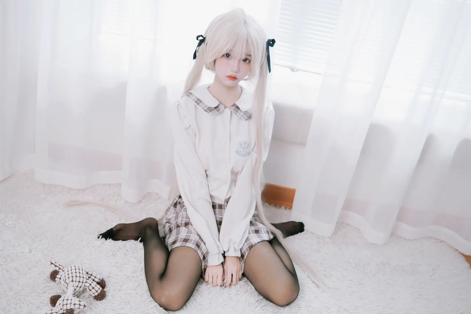 【春日野穹コスプレ】『ヨスガノソラ』制服スタイルの日常ダイアリー - 鱼遇雨欲与雨语 - 7枚目
