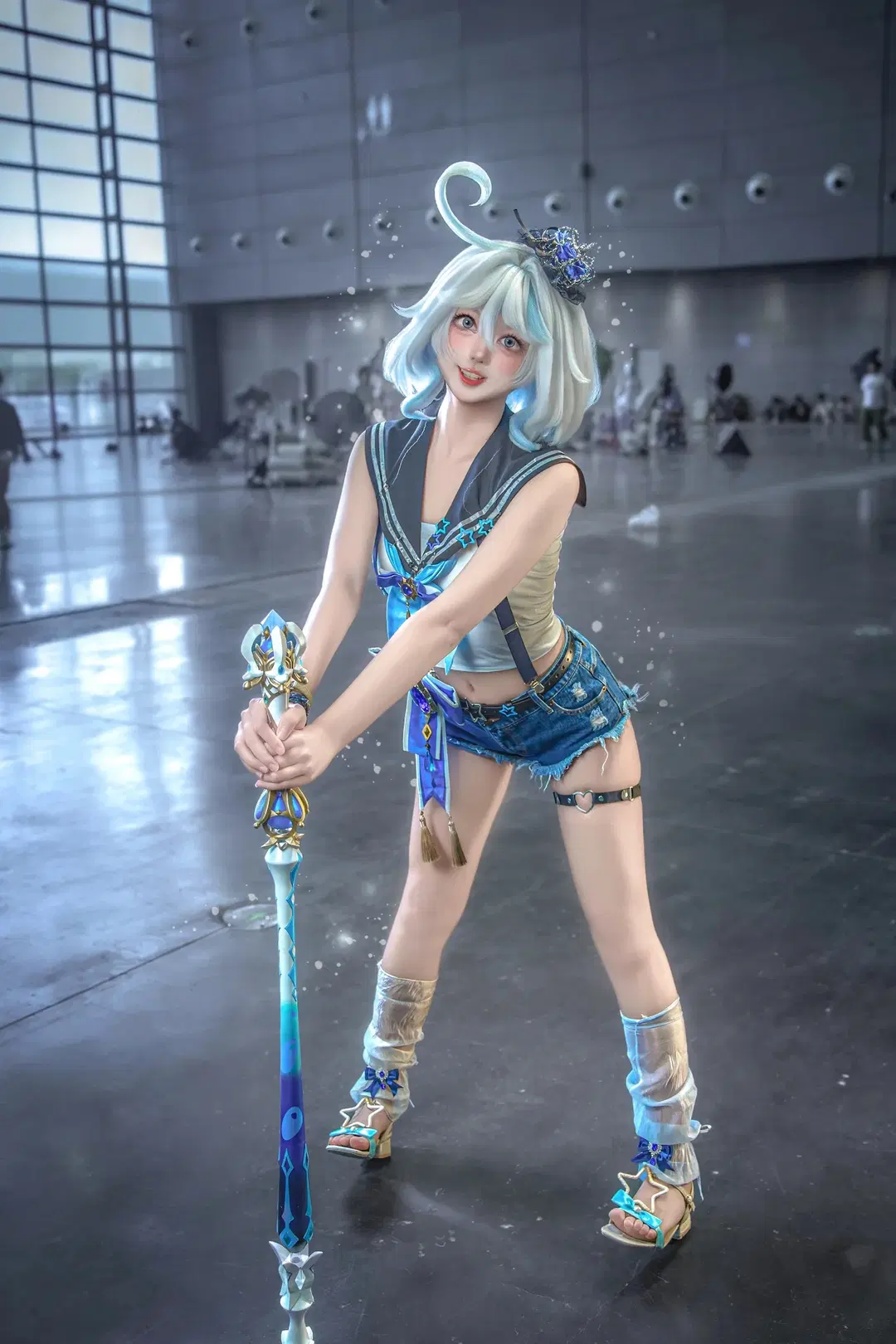 【芙宁娜cos】原神泳装芙宁娜漫展返图 - 颜汐Mikyo - 第3张