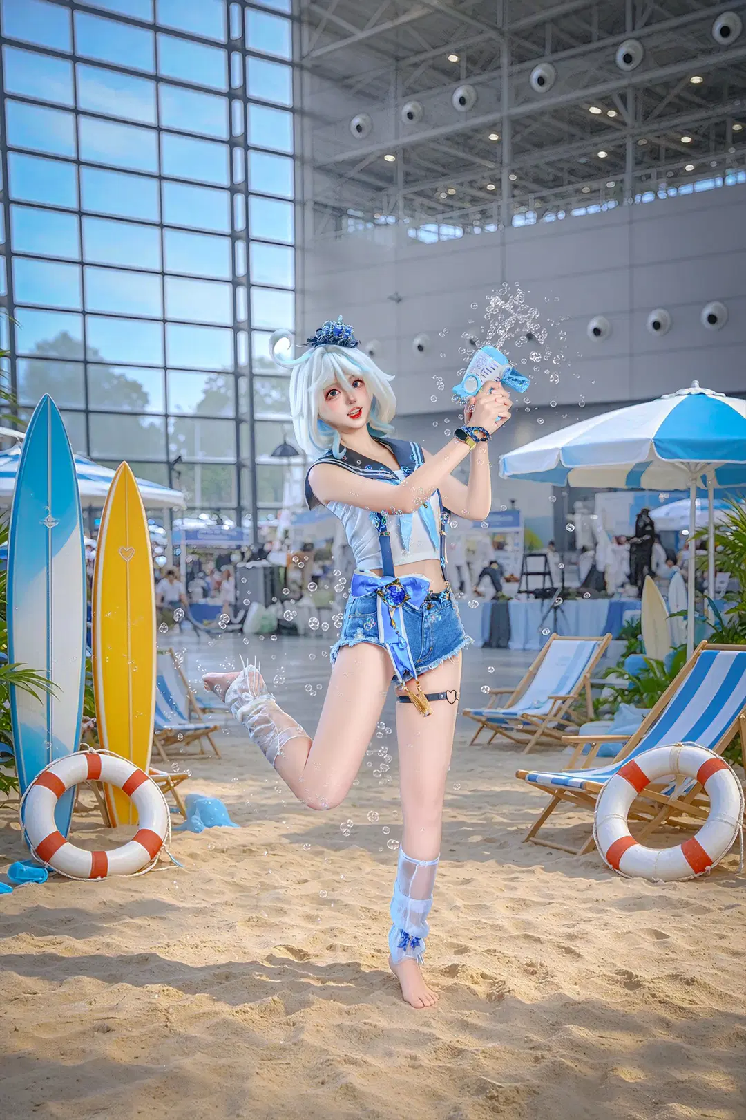 【フリーナ コスプレ】『原神』サマービーチ風コミコン速報写真 - 颜汐Mikyo - 5枚目
