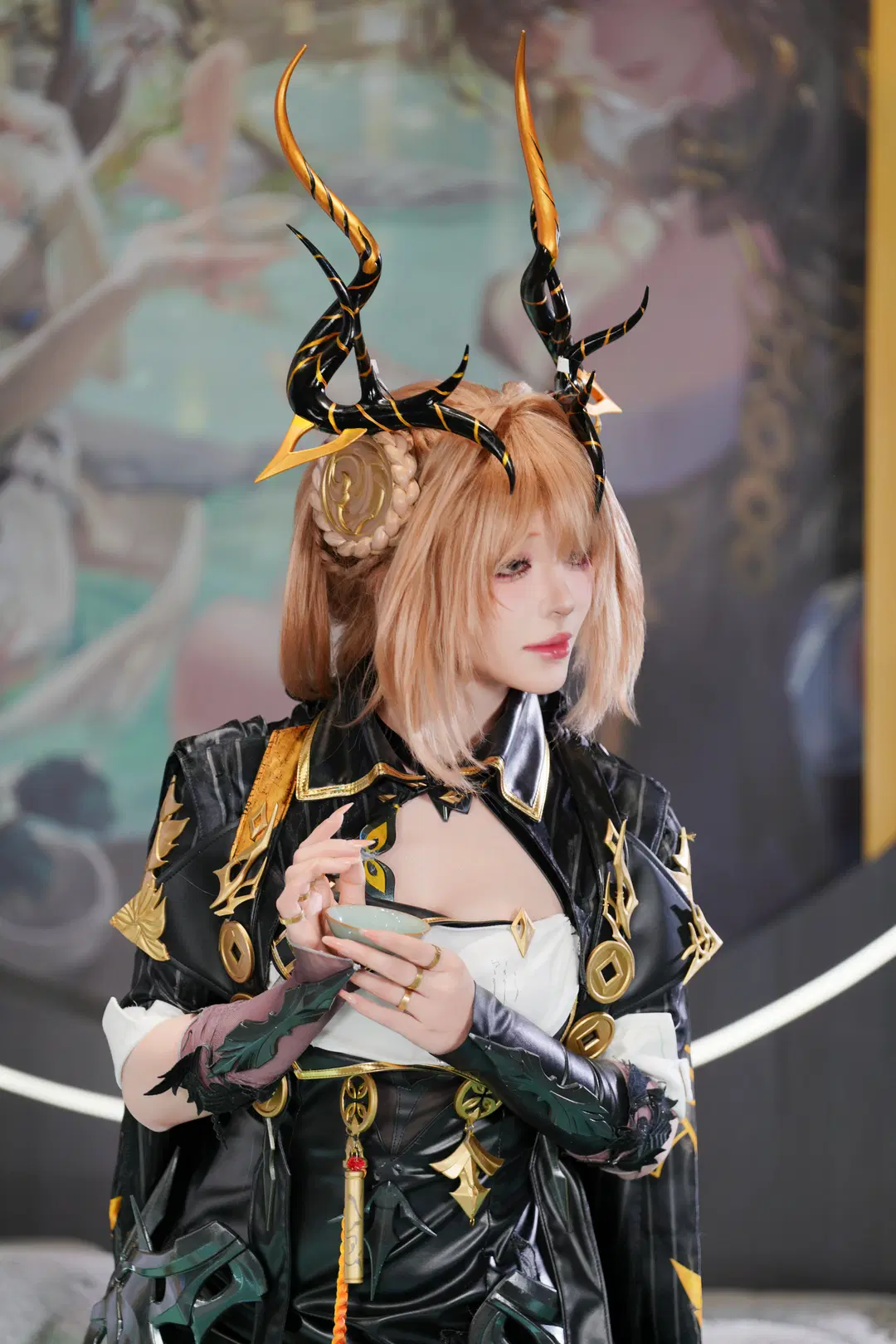 【止流cos】二重螺旋黑金造型漫展返图 - 奕宁 - 第6张