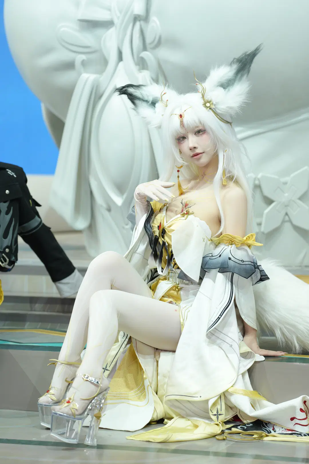 鸣潮, cosplay, 白丝, cicf, 心月狐cos