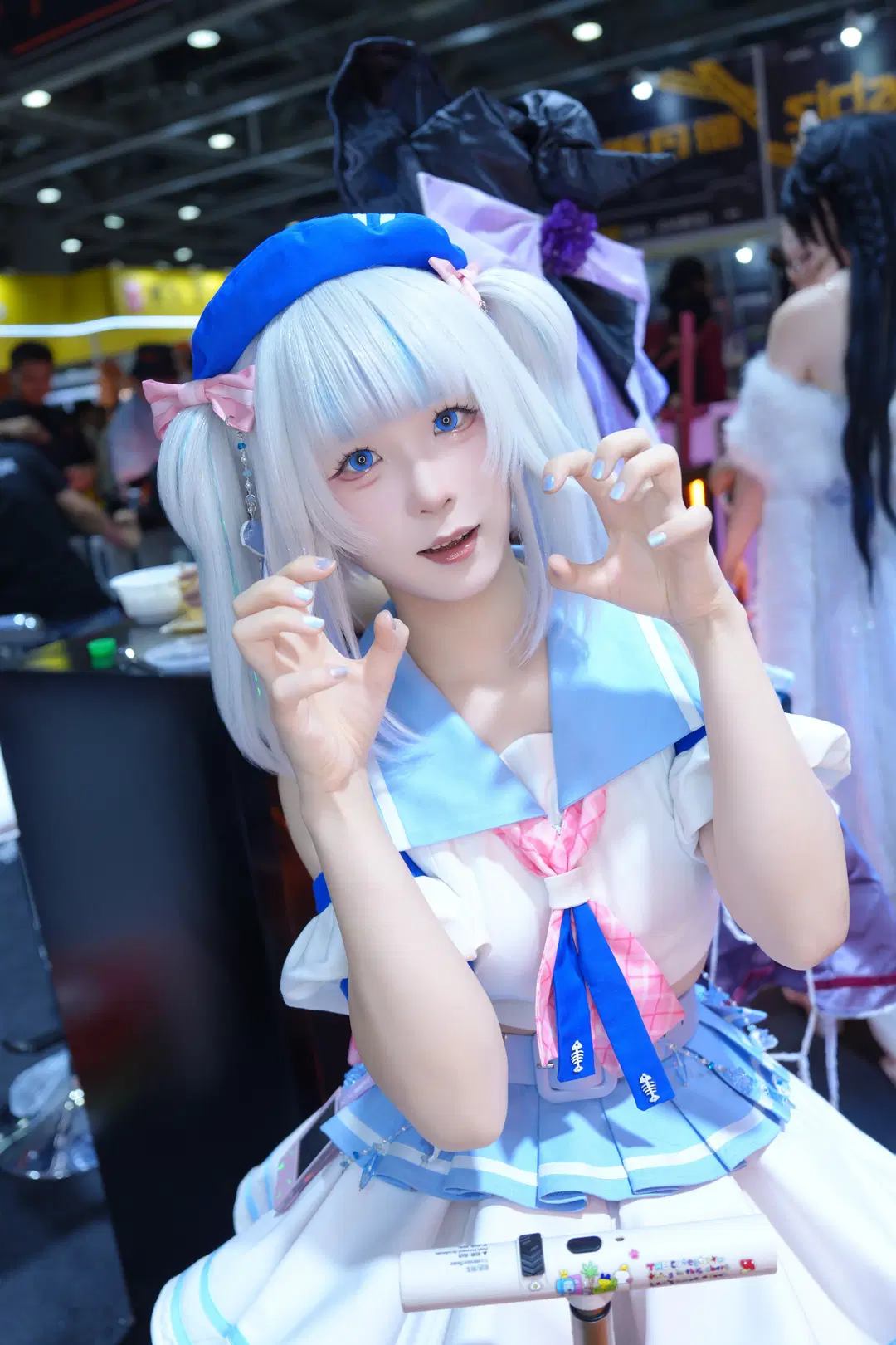 [Gura cosplay] hololive's Little Shark Appears at CICF Anime Expo by 奕宁 - Image 2