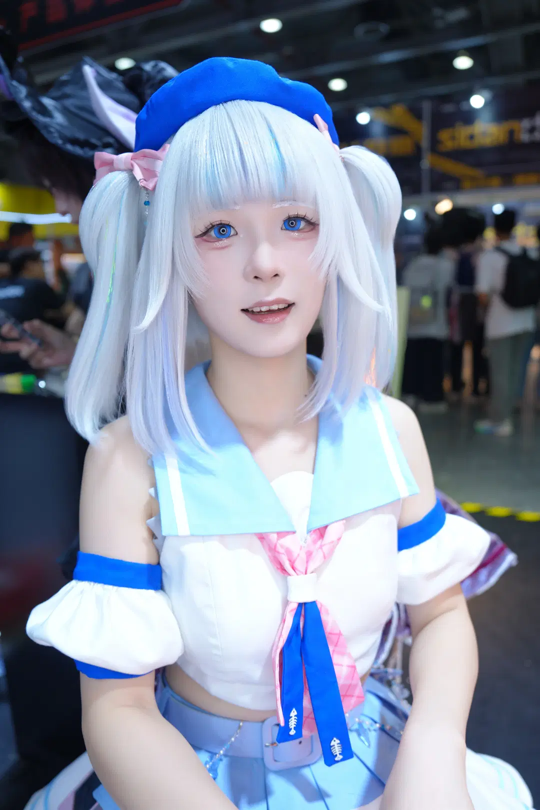[Gura cosplay] hololive's Little Shark Appears at CICF Anime Expo by 奕宁 - Image 3