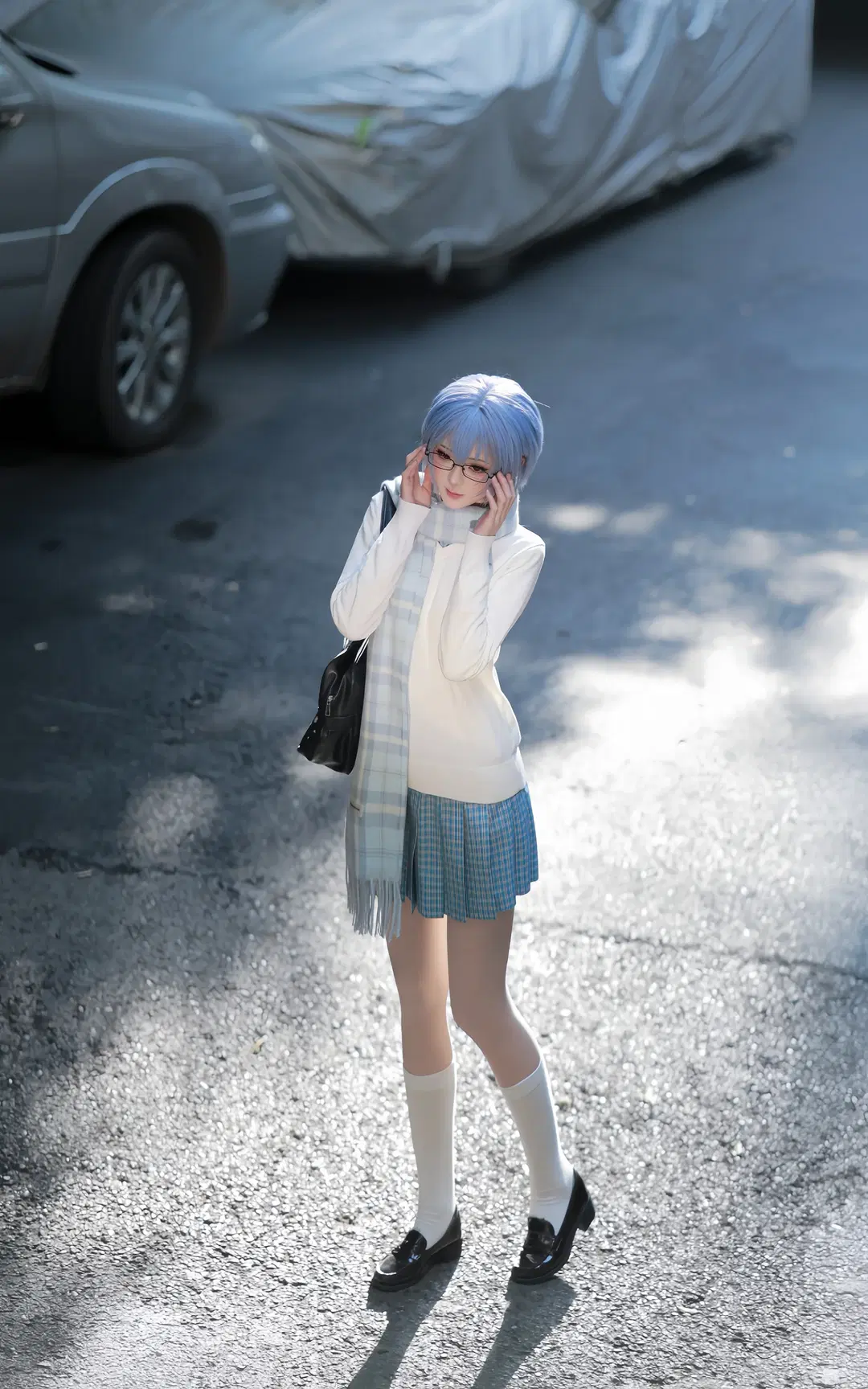 绫波丽cos, EVA, 蓝发cos, 丝袜, 绫波丽私设