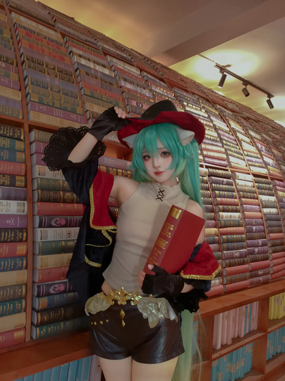 初音ミクコスプレ 長靴をはいた猫の剣士姿、鳳龍湾アラジンタウン冒険記 - 是一只小鱼北 - 9枚目