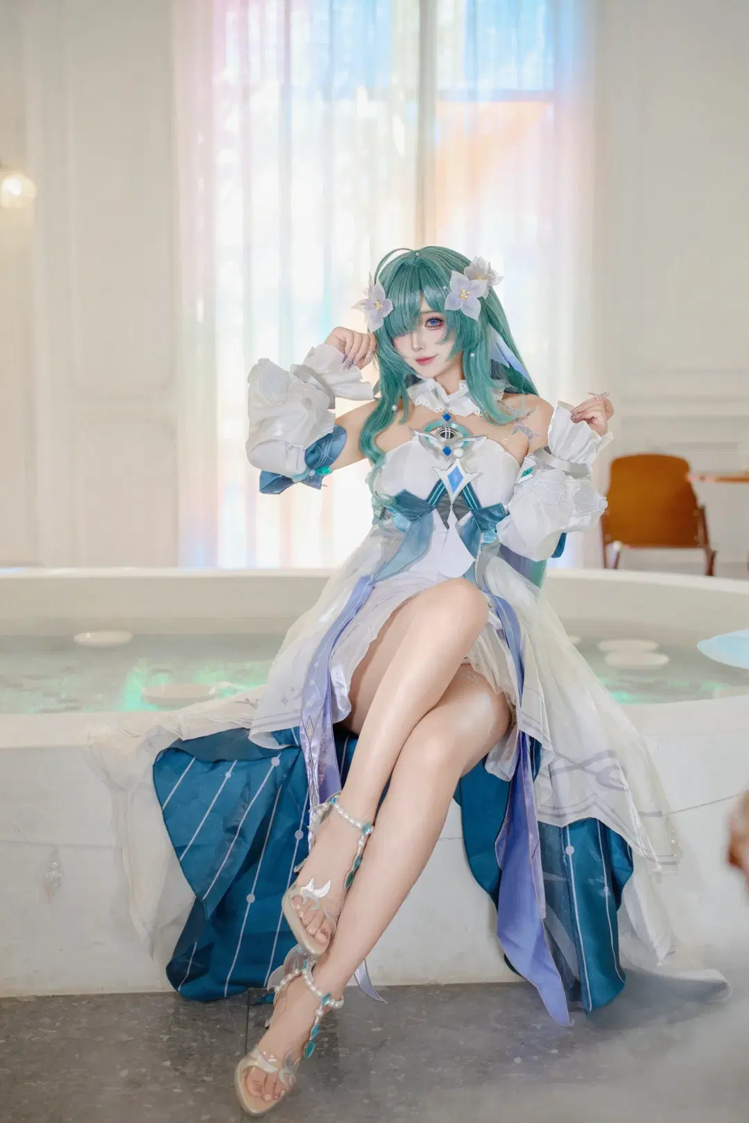 【沃雅妮莎cos】原神水之秘境的梦幻定格 - 是一只小鱼北 - 第4张