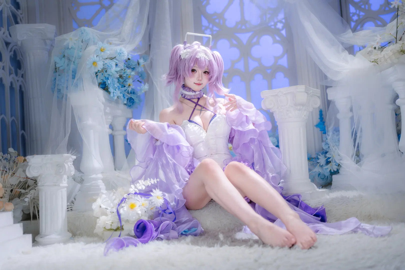 【莉贝蕾莉奥cos】nikke胜利女神水母新衣 - 桂茶茶茶 - 第4张