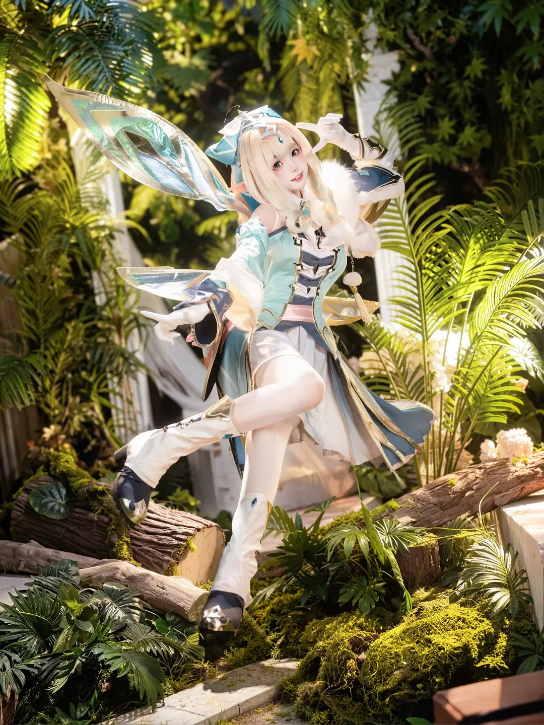 【薇斯纳cos】原神里的绿意冒险，用心感受角色的真诚创作 - 半糖织雪💞 - 第2张