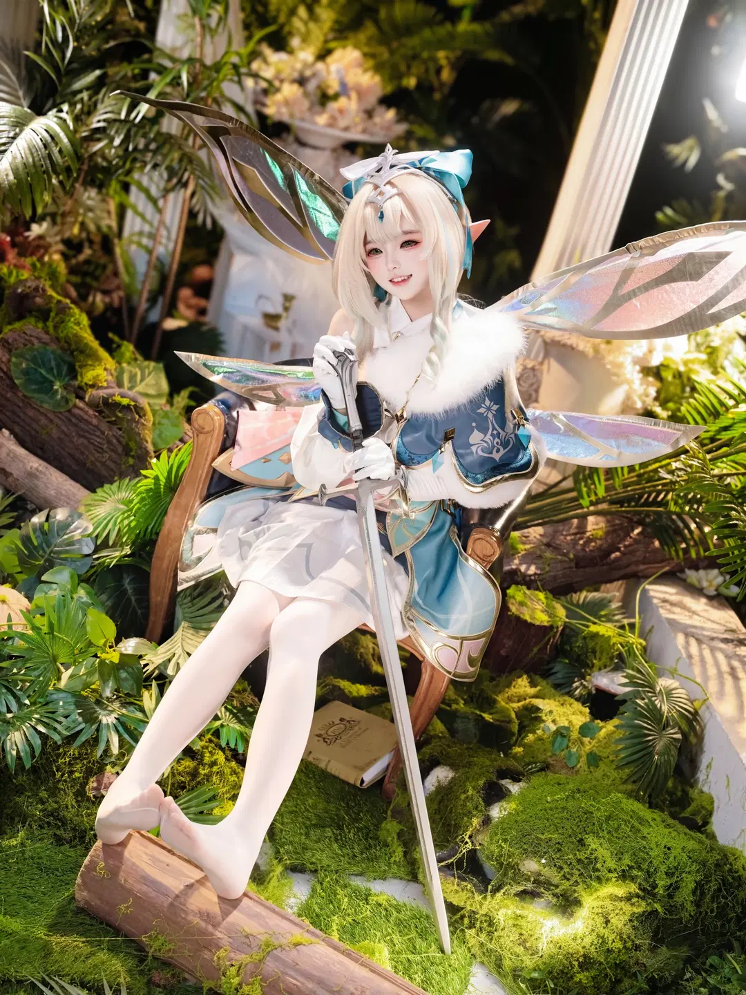 【薇斯纳cos】原神里的绿意冒险，用心感受角色的真诚创作 - 半糖织雪💞 - 第4张