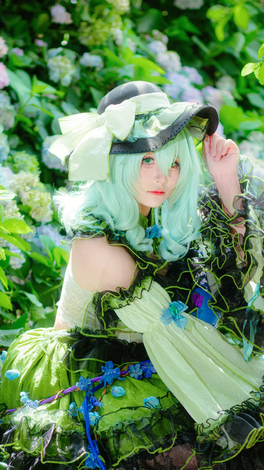 【古明地戀cos】東方project 繡球花叢中的綠意 - hopedal - 第2張