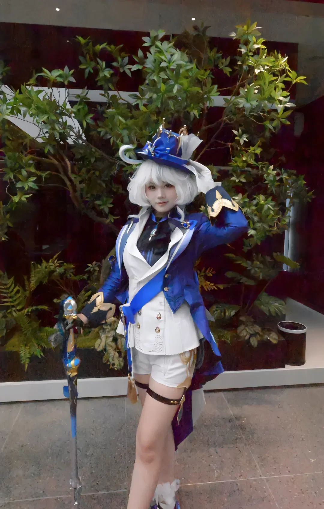【芙宁娜cos】原神水神体验电竞房的反差感 - 小空 豫痛组 - 第2张