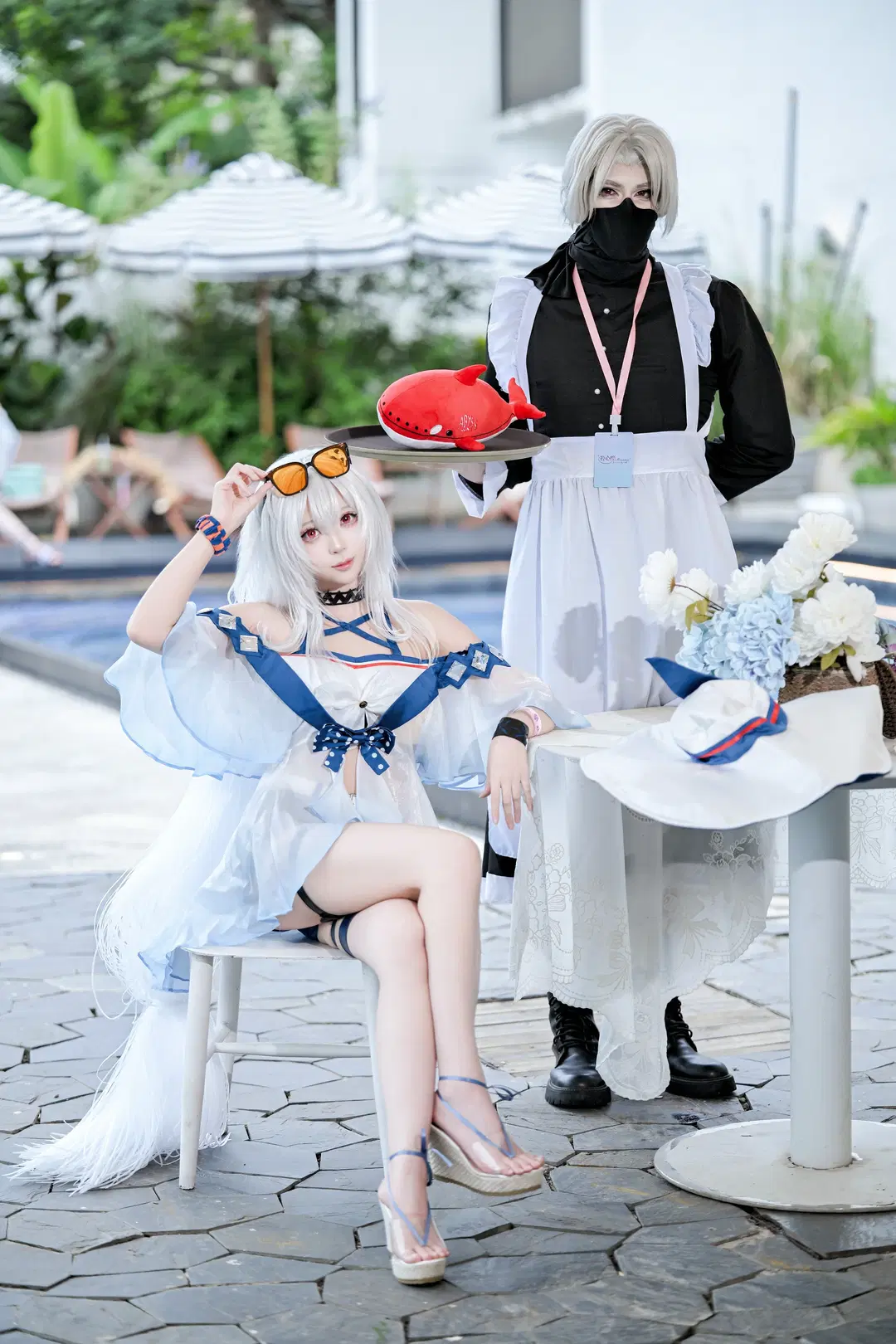 【スカジ コスプレ】南寧のプールサイドで紡ぐ夏のロケ撮影記録 - 面包 - 7枚目