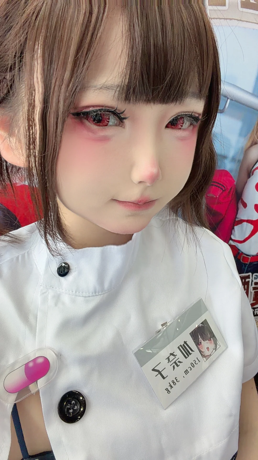 紅瞳妝造, 無錫漫展, 蛋黃酥漫展, 奶黃包漫展, 白色制服