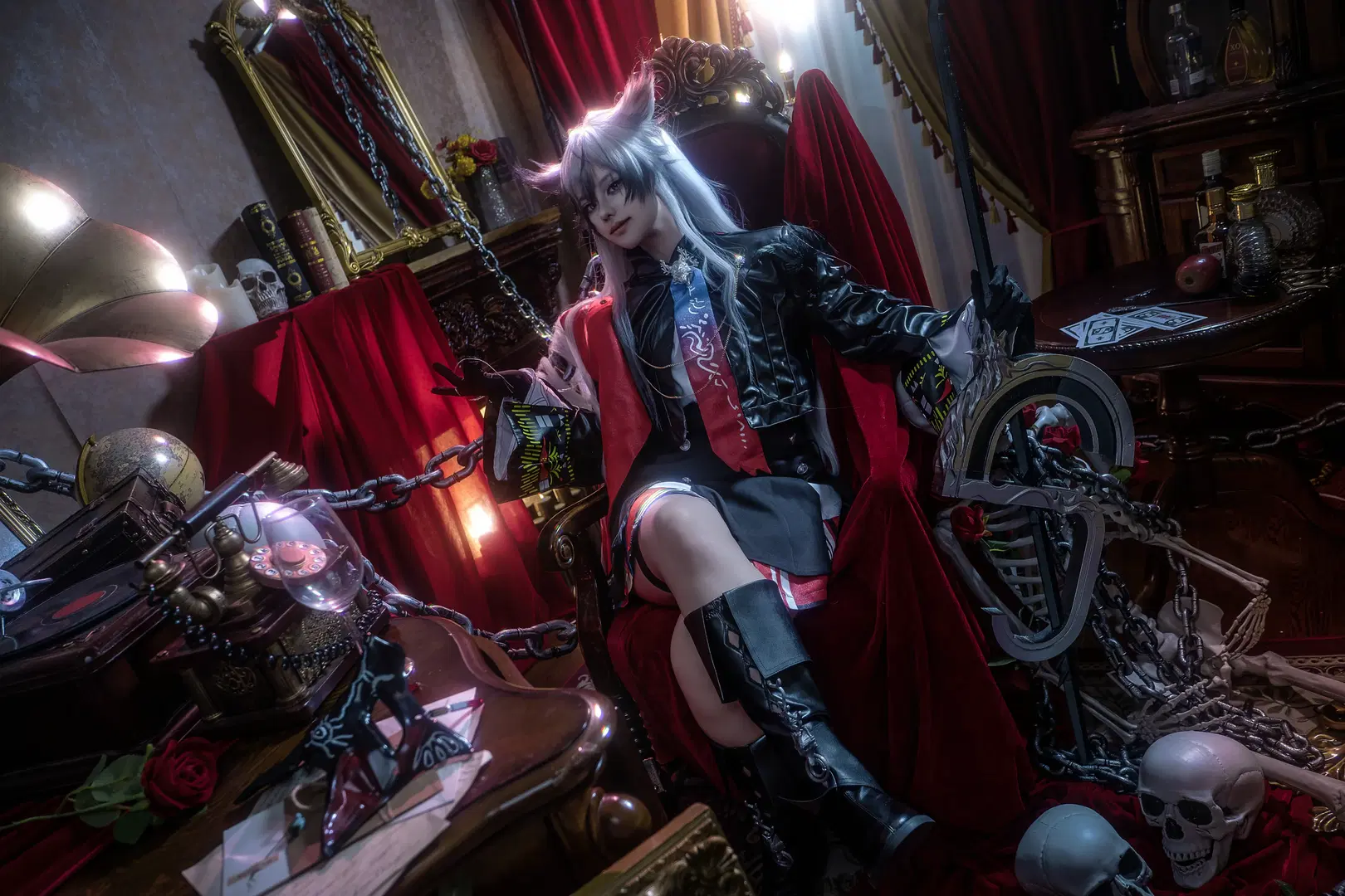 [Lappland the Decadenza cosplay] Arknights Wilderness Hunter: Dark Rhapsody of Chains and Roses by Schmidt_R2_Schilling - Image 7