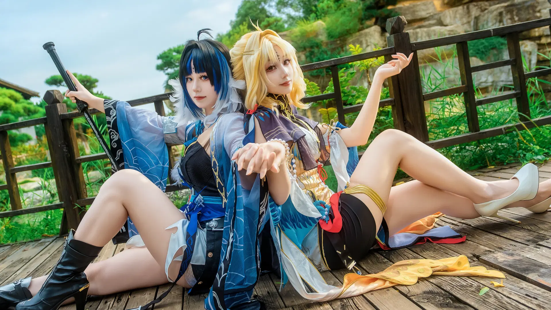 鸣潮, 鸣潮cos, 双人cosplay, 秧秧cos, 穗穗cos