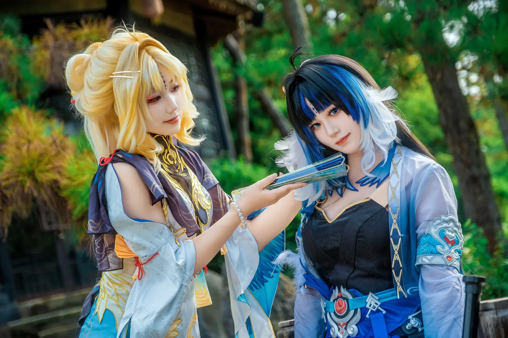 【穗穗秧秧cos】鸣潮姐妹花的园林日常 - Schmidt_R2_Schilling - 第7张