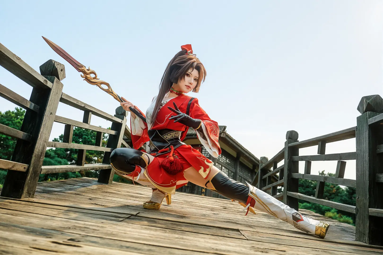 cosplay, 王者荣耀, 云缨cos, 黑丝袜, 西安cos