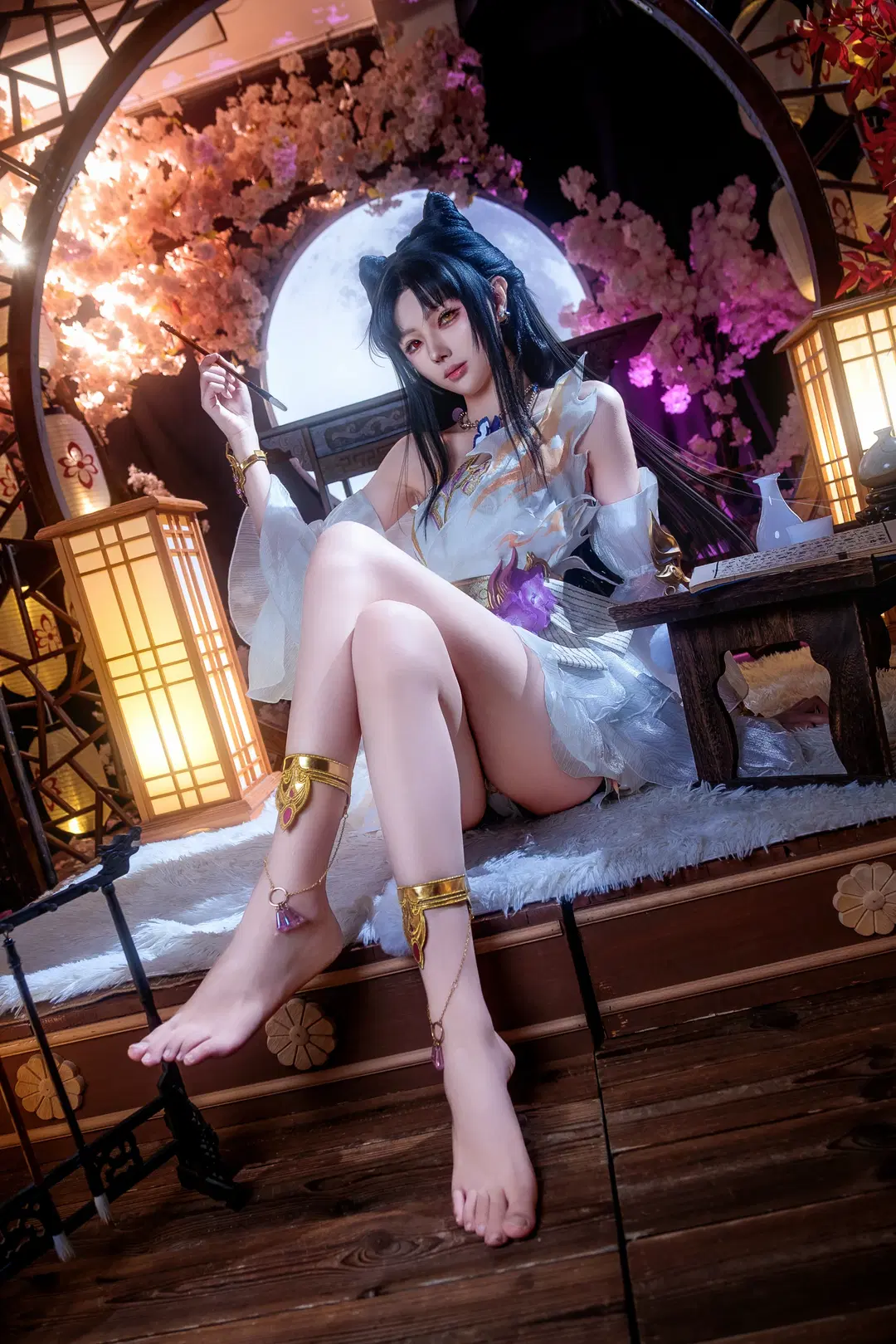 【玉玲珑cos】永劫无间谪星·通天狐袄，这波以身相许你敢要吗 - Schmidt_R2_Schilling - 第2张