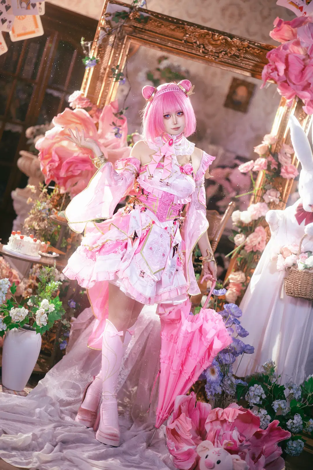 [Chen Ying'er cosplay] Throne of Seal Pink Demon Hunters Posing Reference by 玉山铃 - Image 10
