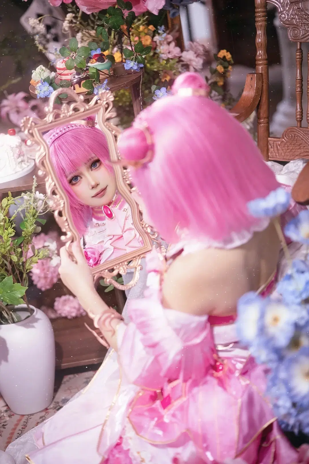 [Chen Ying'er cosplay] Throne of Seal Pink Demon Hunters Posing Reference by 玉山铃 - Image 11