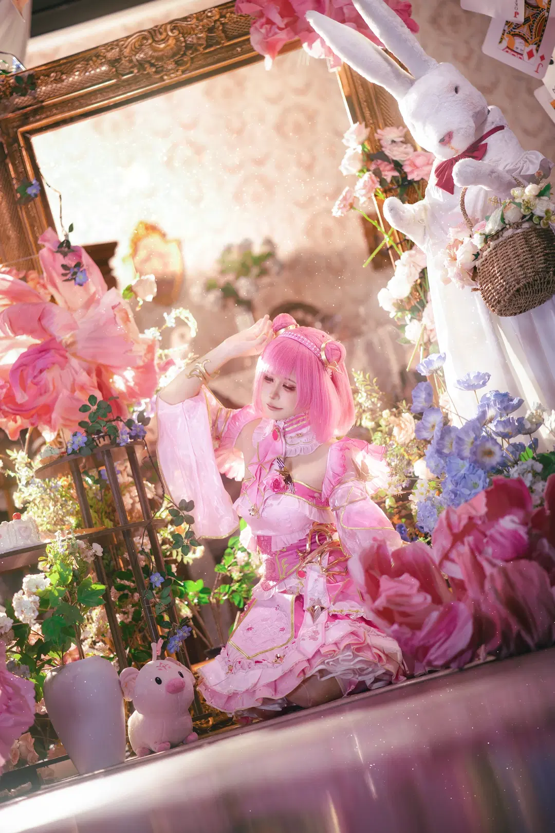 [Chen Ying'er cosplay] Throne of Seal Pink Demon Hunters Posing Reference by 玉山铃 - Image 8