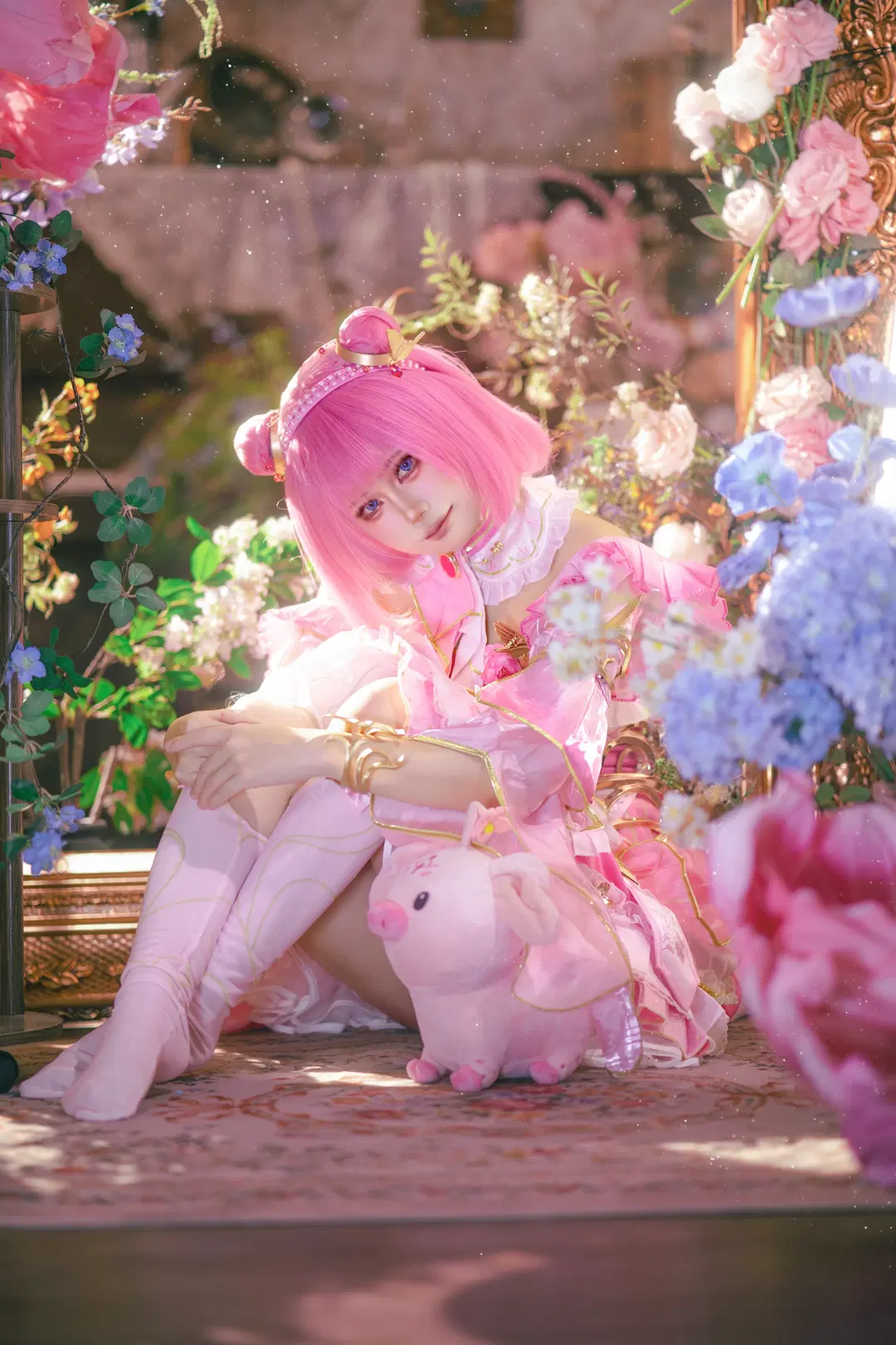 [Chen Ying'er cosplay] Throne of Seal Pink Demon Hunters Posing Reference by 玉山铃 - Image 9