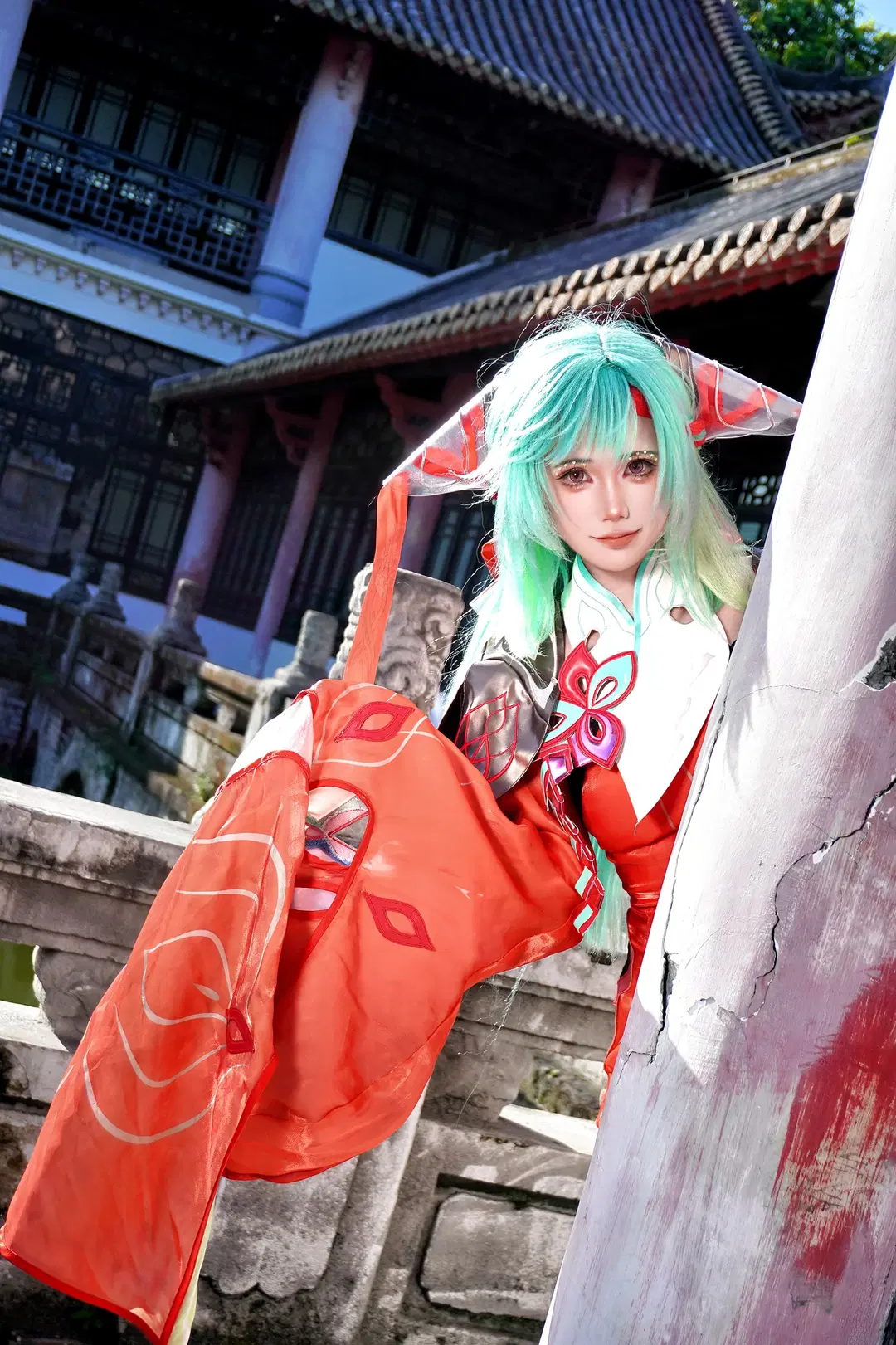 【少司缘cos】佛山中山公园古风建筑与湖畔的完美适配 - 玉山铃 - 第2张