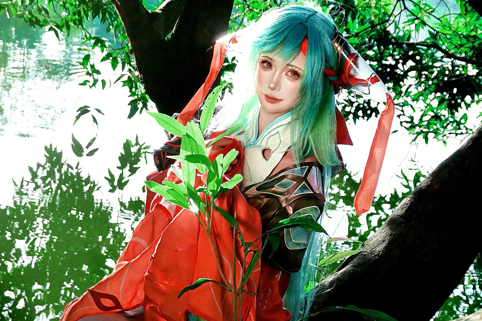 【少司缘cos】佛山中山公园古风建筑与湖畔的完美适配 - 玉山铃 - 第5张