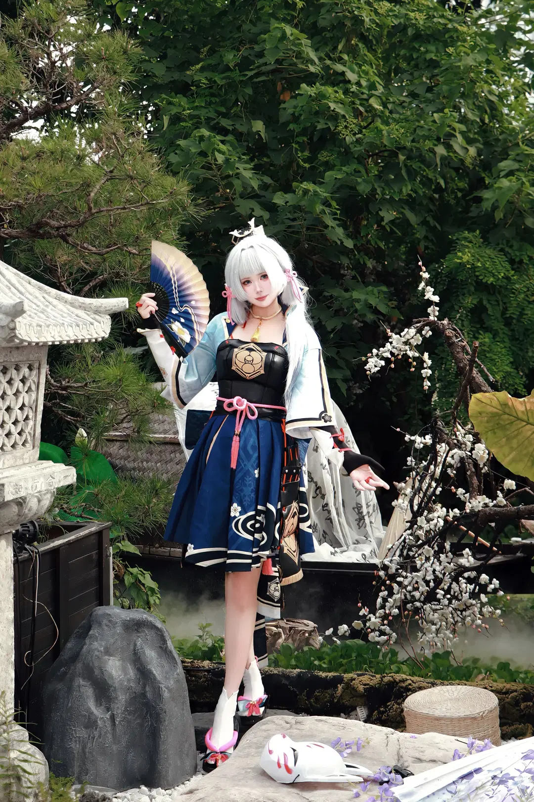 【神裡綾華cos】原神白鷺公主的九松靜舍遊園記 - 玉山铃 - 第10張